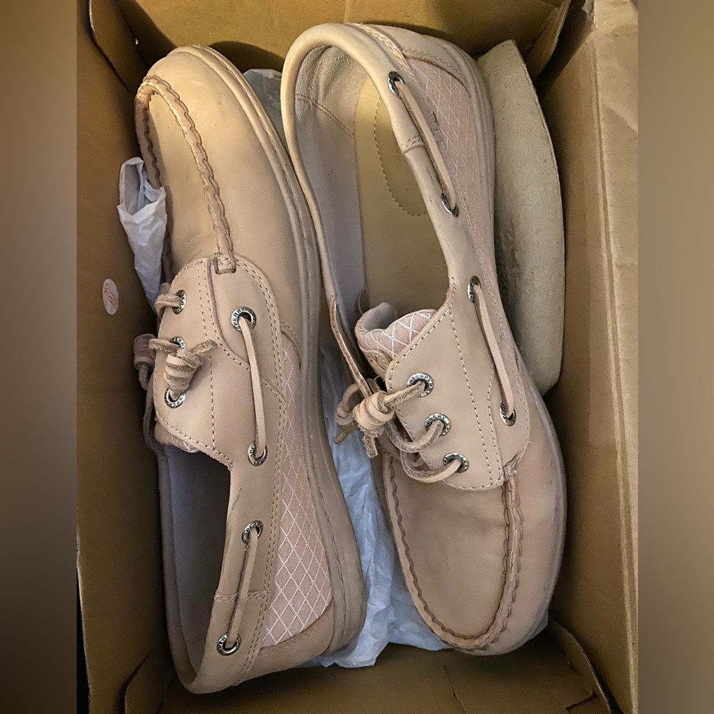 Baby Pink Sperrys